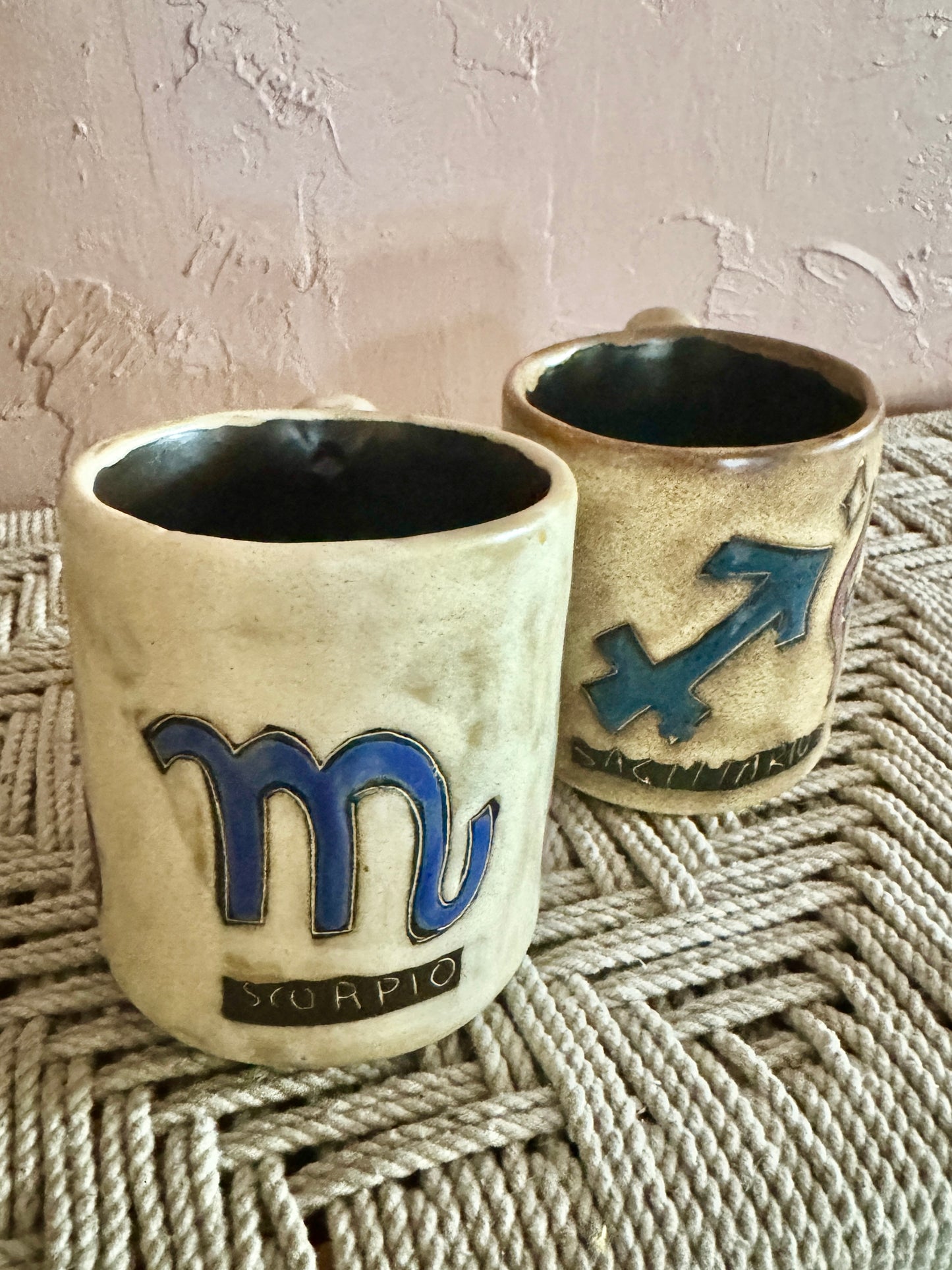 Handmade Ceramic Scorpio Mug, Mara Mexico 16oz | The Ladyship's Bazaar