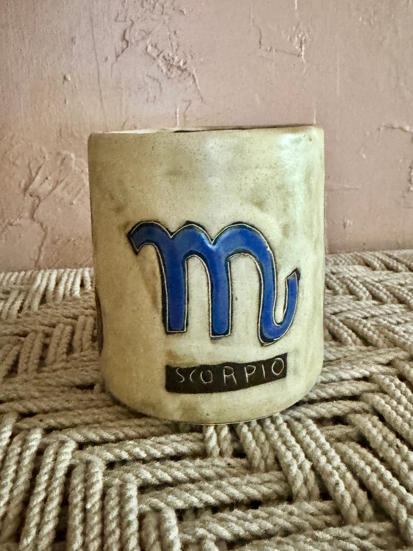 Handmade Ceramic Scorpio Mug, Mara Mexico 16oz | The Ladyship's Bazaar