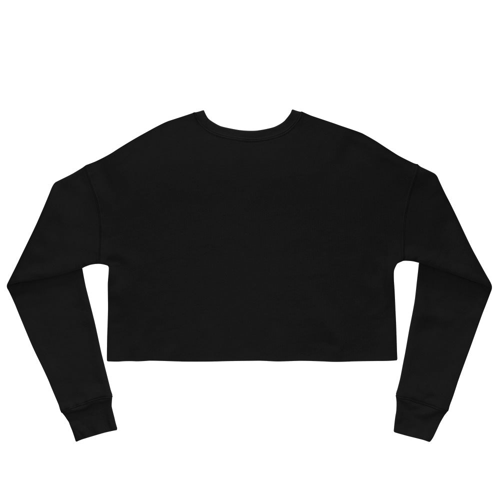 FREEDOM Cropped Sweatshirt in Black Rainbow
