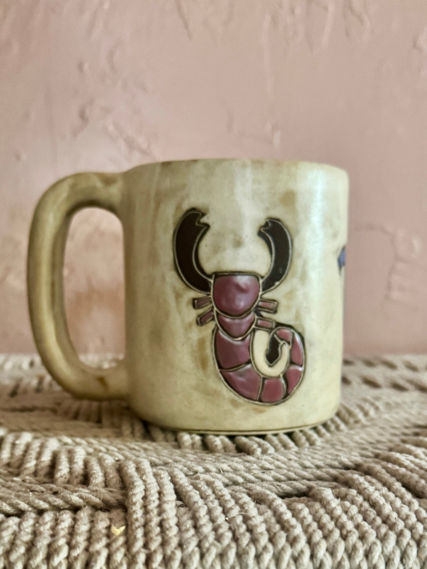 Handmade Ceramic Scorpio Mug, Mara Mexico 16oz | The Ladyship's Bazaar