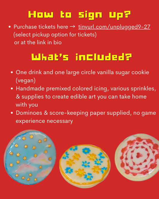 Unplugged Social Club: Cookie Decorating & Dominoes at Crooked Tooth Brewing