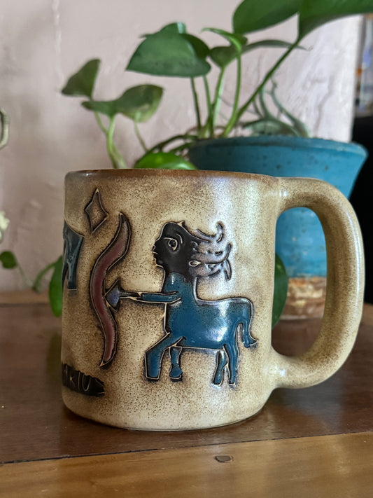 Sagittarius Mug, Handmade Ceramic Astrology Mug 16oz | The Ladyship's Bazaar