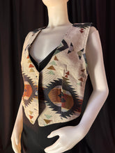 Load image into Gallery viewer, Roughrider by Circle T | Geometric Sunset Tapestry Vest
