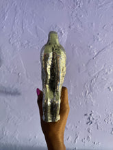 Load image into Gallery viewer, Cat Stretching, Sculpture in Silver-plated Bronze
