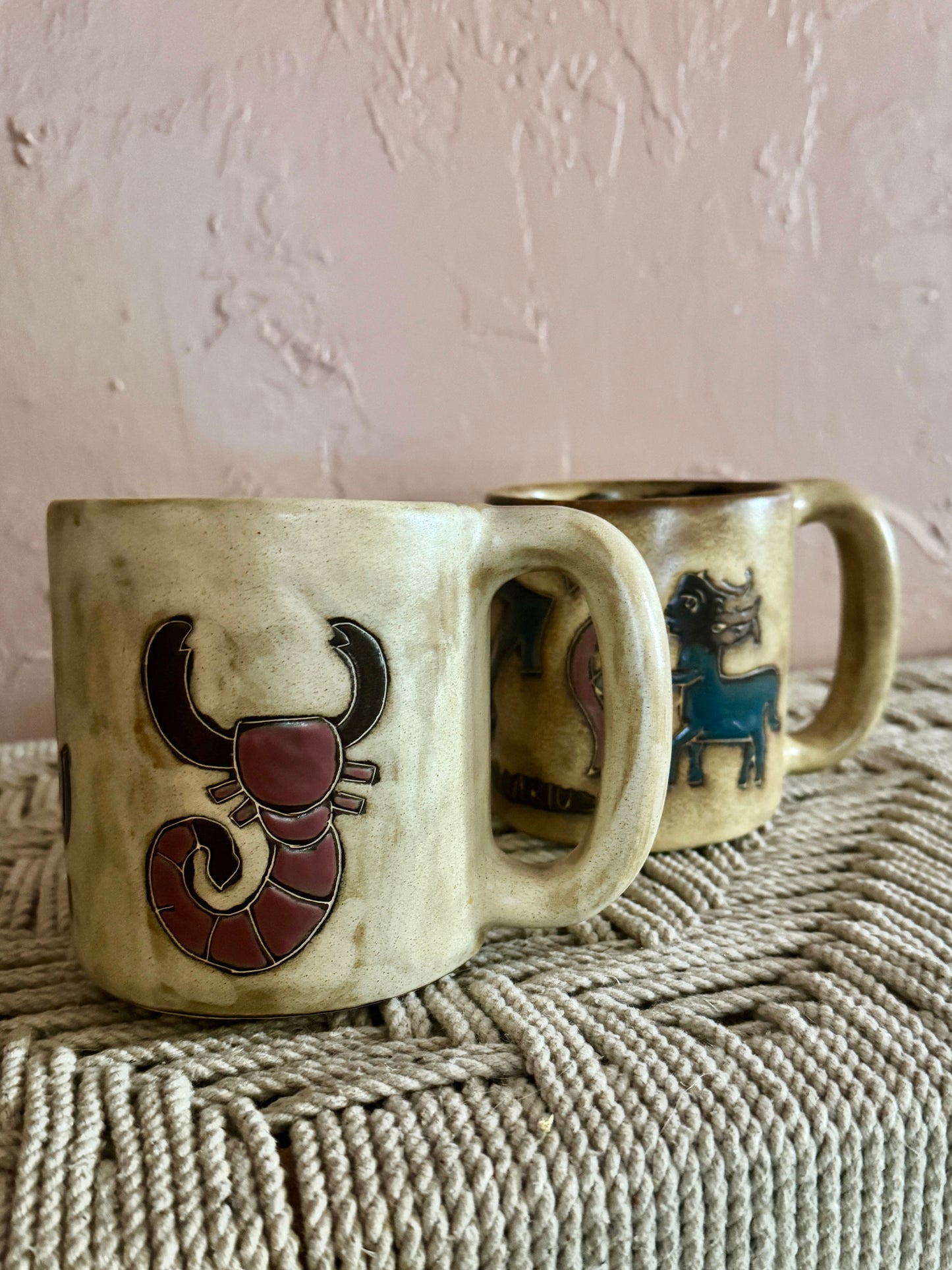 Handmade Ceramic Scorpio Mug, Mara Mexico 16oz | The Ladyship's Bazaar
