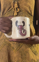 Load image into Gallery viewer, Handmade Ceramic Scorpio Mug, Mara Mexico 16oz | The Ladyship&#39;s Bazaar
