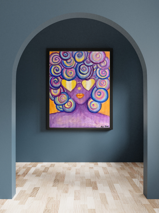 "Obsessed with Light" by Lali Nicole Young, Fine Art Print, Signed, Unframed