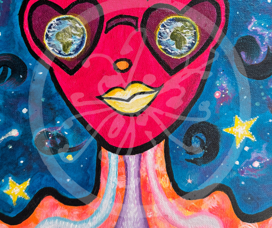 "Obsessed with Life" by Lali Nicole Young, Gicleé Fine Art Print, Signed, Unframed 24x36 inches, Limited Edition (Copy)