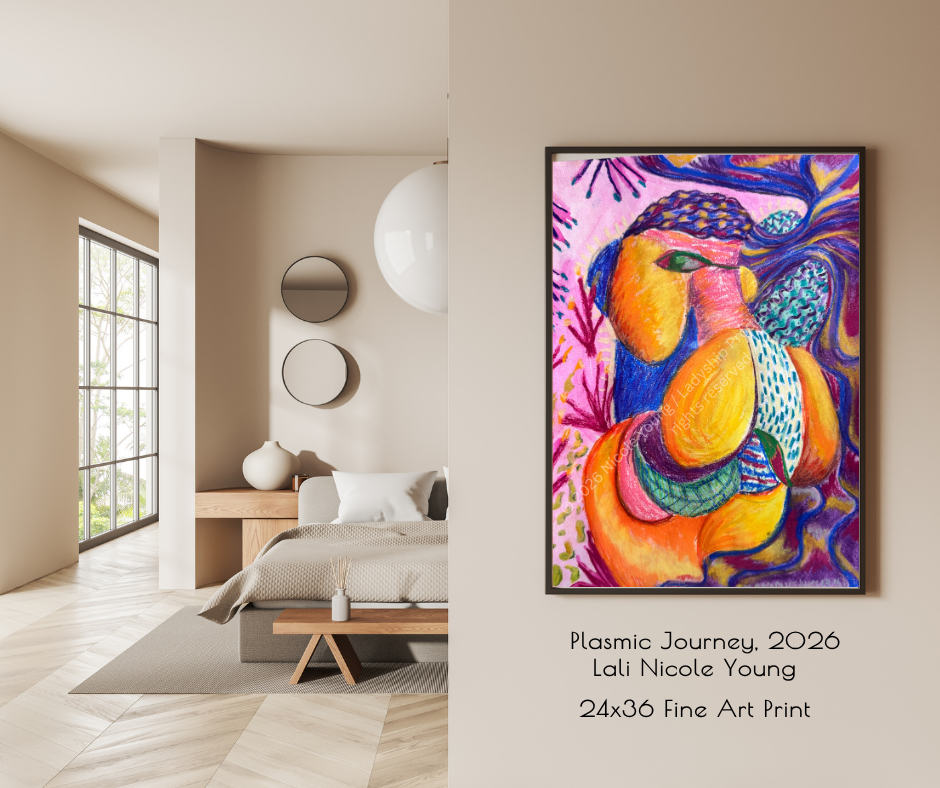 Plasmic Journey by Lali Nicole Young 2026, Limited edition, Signed Fine Art Print, Unframed 24x36