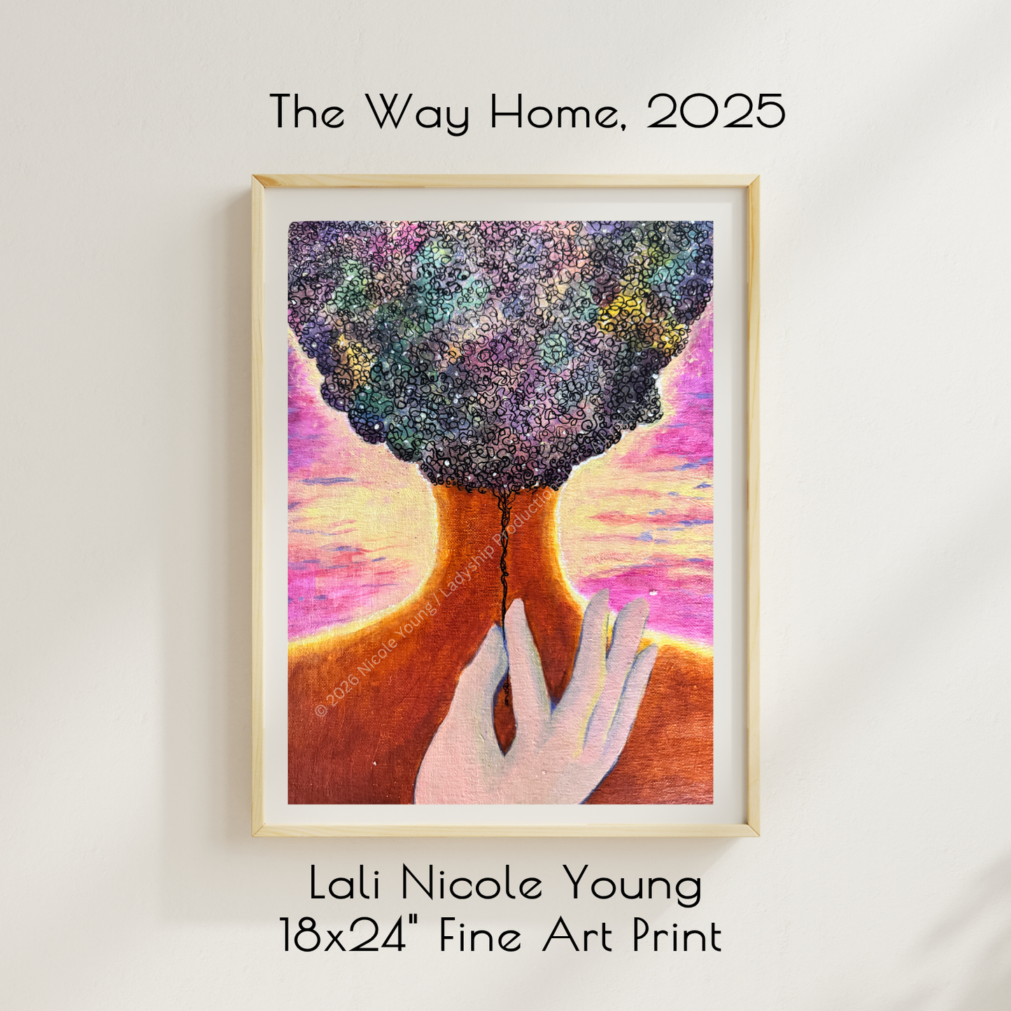 The Way Home by Lali Nicole Young, Signed Giclée Fine Art Print, 18x24, Limited Edition