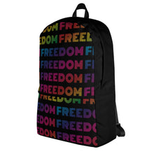Last inn bildet i Galleri-visningsprogrammet, FREEDOM Go-Bag Backpack in Black Rainbow
