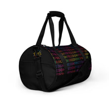 Load image into Gallery viewer, Freedom Go! Duffel Bag 3/4 view showing dual handles, shoulder strap, and side pocket.
