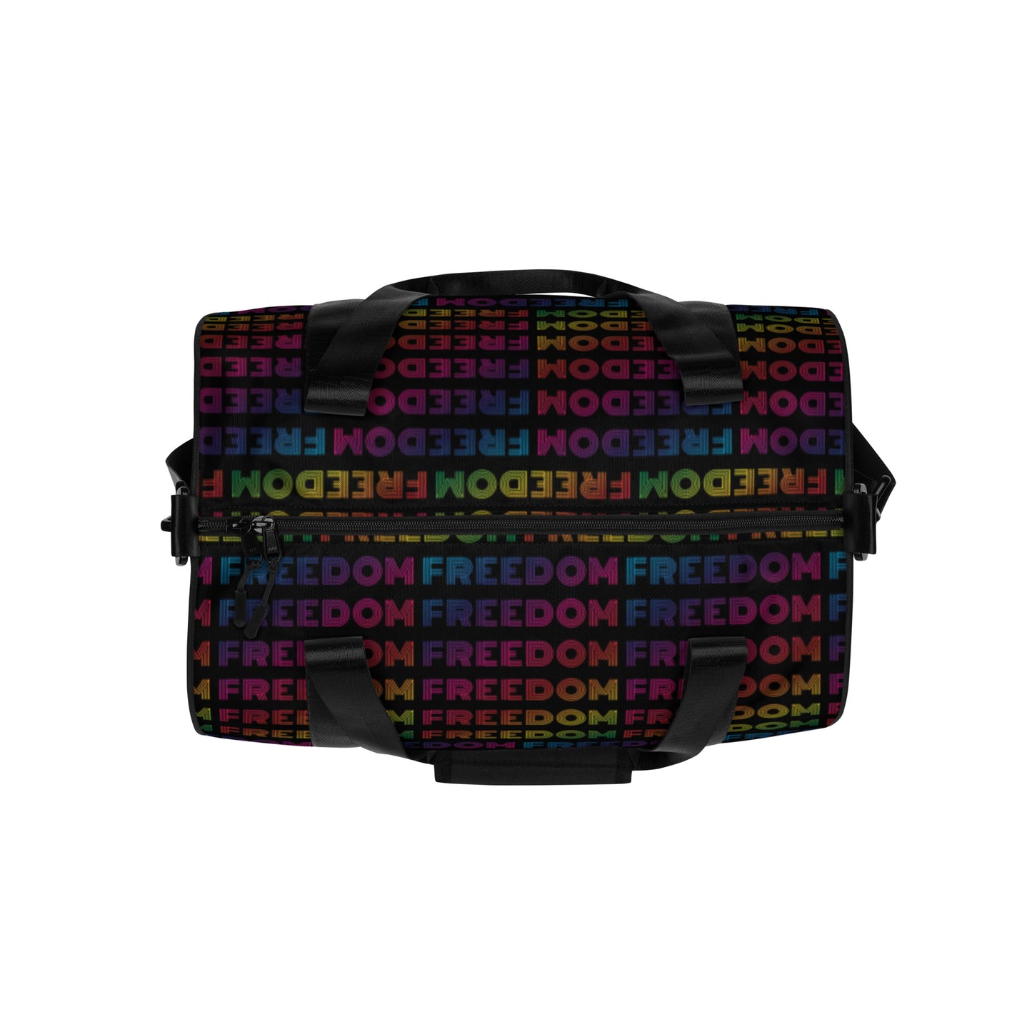 FREEDOM Workout Duffel Bag in Black Rainbow | The Ladyship’s Bazaar