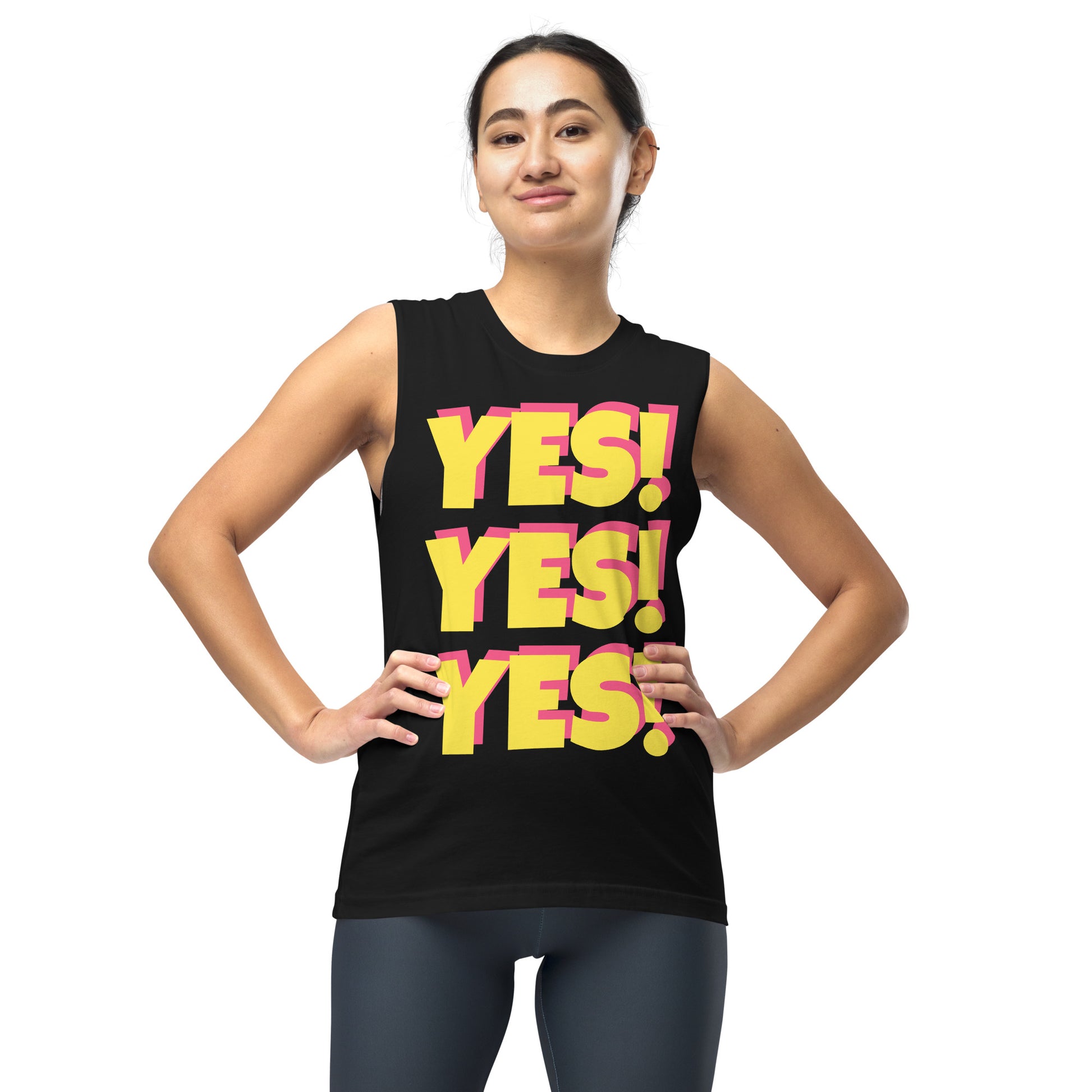 gender fluid/ gender neutral positivity shirt! body positivity sleeveless shirt