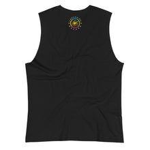 Cargar imagen en el visor de la galería, Haute Body Language YES! YES YES! Unisex Black Muscle Shirt , Color: Solar / Sugilite
