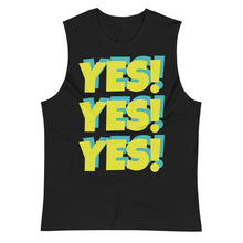Charger l&#39;image dans la galerie, YES! YES! YES! Black Muscle Shirt
