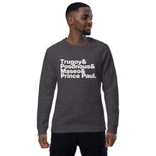 Charger l&#39;image dans la galerie, Legends Unisex organic raglan sweatshirt - De La Soul
