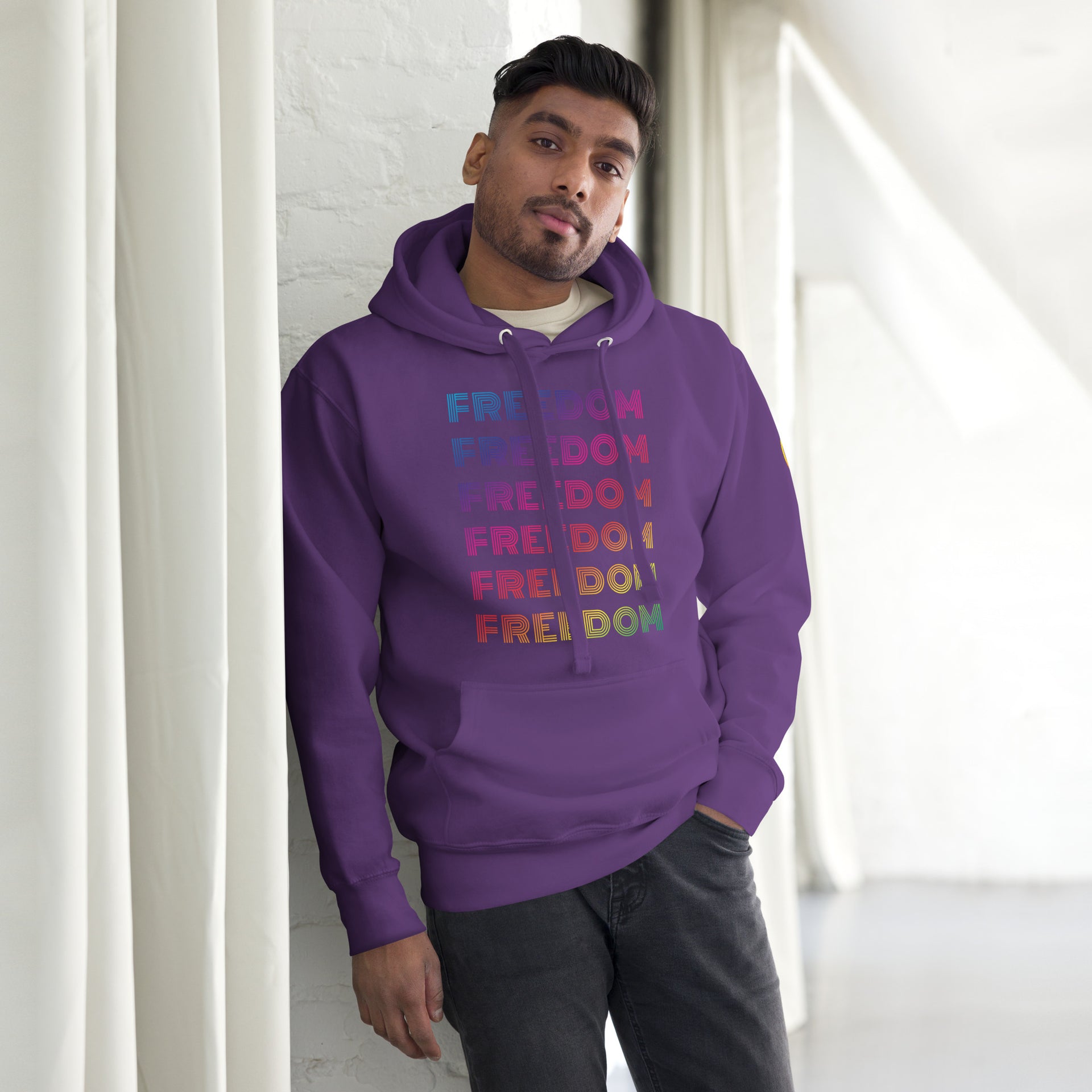 Vlag Sweatshirts voor Mannen - Vlag Freedom Patriottisch,Lange Mouw